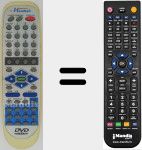Replacement remote control for HAN001