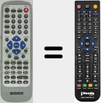 Replacement remote control for MIZ001