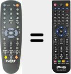 Replacement remote control for NOT005