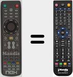 Replacement remote control for REMCON1454