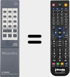 Ersatzfernbedienung für RD-113