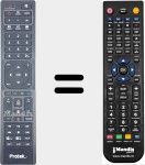 Replacement remote control for REMCON1896