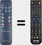 Replacement remote control for RM805-T