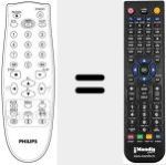 Replacement remote control for REMCON772