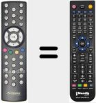 Replacement remote control for REMCON823