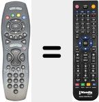 Replacement remote control for REMCON1384