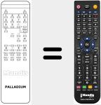 Replacement remote control for REMCON001