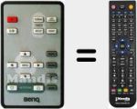 Replacement remote control for Benq004