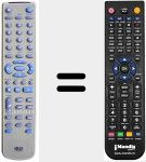 Replacement remote control for REMCON1016