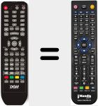 Replacement remote control for AR138