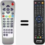 Replacement remote control for REMCON653