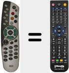 Replacement remote control for REMCON1041