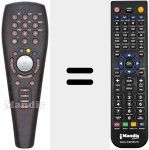 Replacement remote control for REMCON951