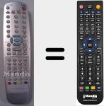 Replacement remote control for TFD1901