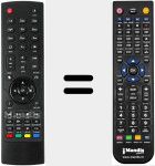 Replacement remote control for EM7285