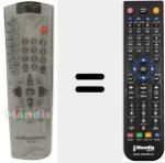 Ersatzfernbedienung für RC 45 (759551059300)