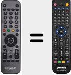 Replacement remote control for RMG10 (0320200096)