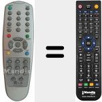 Replacement remote control for 6710V00061M