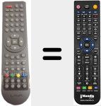 Ersatzfernbedienung für Lava001