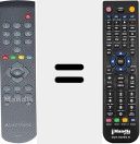 Ersatzfernbedienung f&uuml;r RCF632