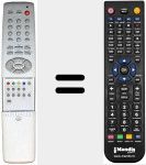 Replacement remote control for REMCON1051