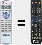 Replacement remote control for REMCON802
