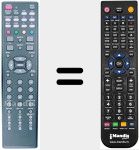 Replacement remote control for RC00119P