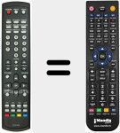 Ersatzfernbedienung für RC00195P