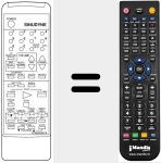 Replacement remote control for RC20