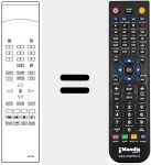 Replacement remote control for RC505
