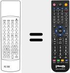Replacement remote control for RC590