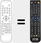 Replacement remote control for RC647340