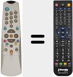 Ersatzfernbedienung f&uuml;r RC 750