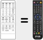 Replacement remote control for RC7607