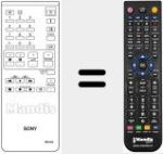 Replacement remote control for RM 644 (A1470728A)