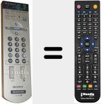Replacement remote control for RM 980 (147899112)