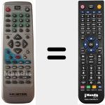 Replacement remote control for REMCON516