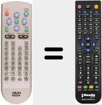 Replacement remote control for REMCON309