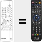 Replacement remote control for REMCON175