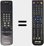 Ersatzfernbedienung f&uuml;r RMT-V 259 E (141801061)