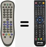 Replacement remote control for REMCON1060