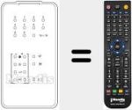 Replacement remote control for REMCON523