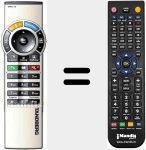 Replacement remote control for TRC3