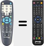 Replacement remote control for 060593