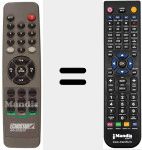 Ersatzfernbedienung f&uuml;r REMCON037