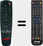 Replacement remote control for DUO002