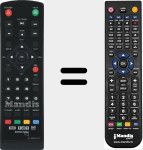 Replacement remote control for IR1650TNT