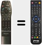 Replacement remote control for VEQ2248