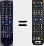 Ersatzfernbedienung f&uuml;r LCD71907220