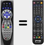 Ersatzfernbedienung f&uuml;r RCC004